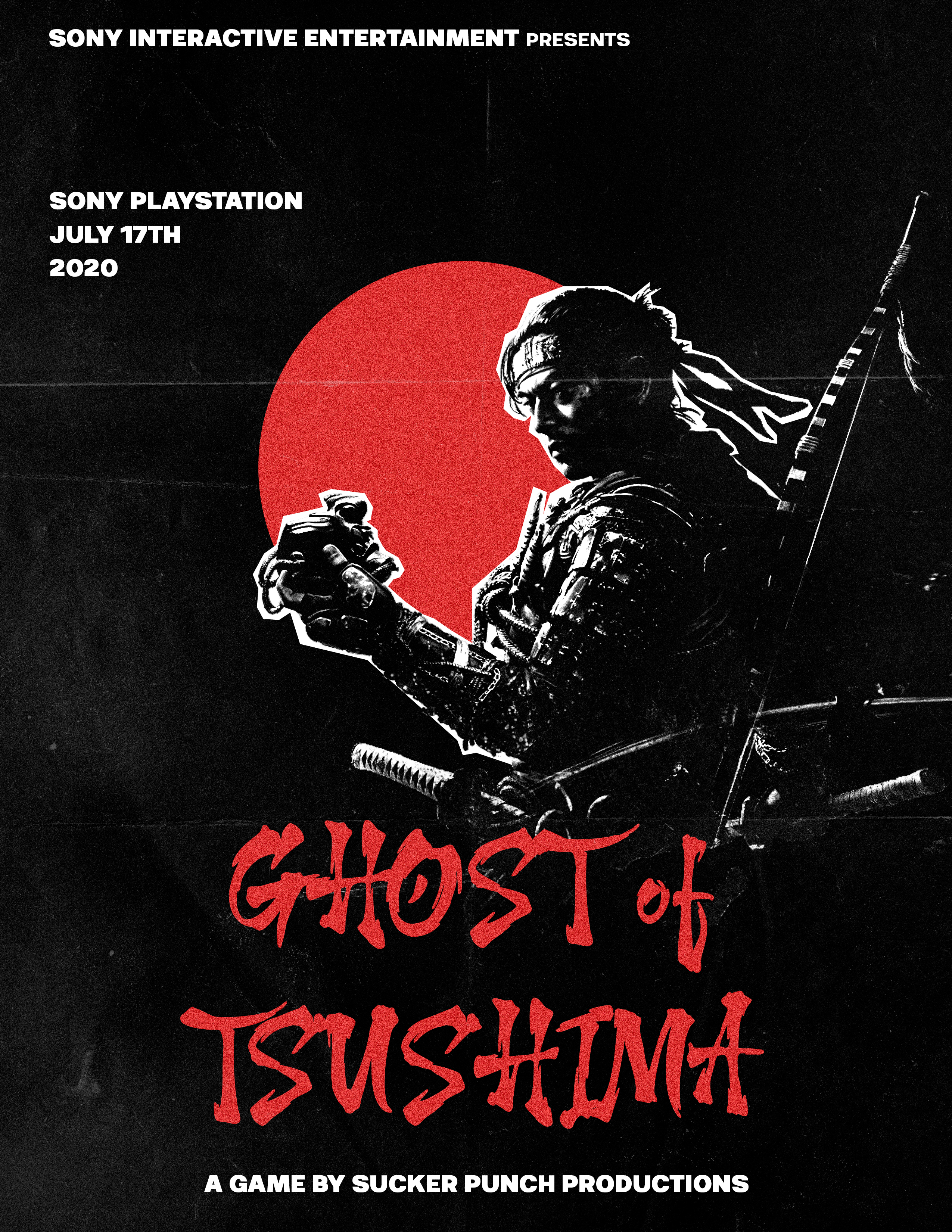 Ghost of Tsushima Inspired Poster