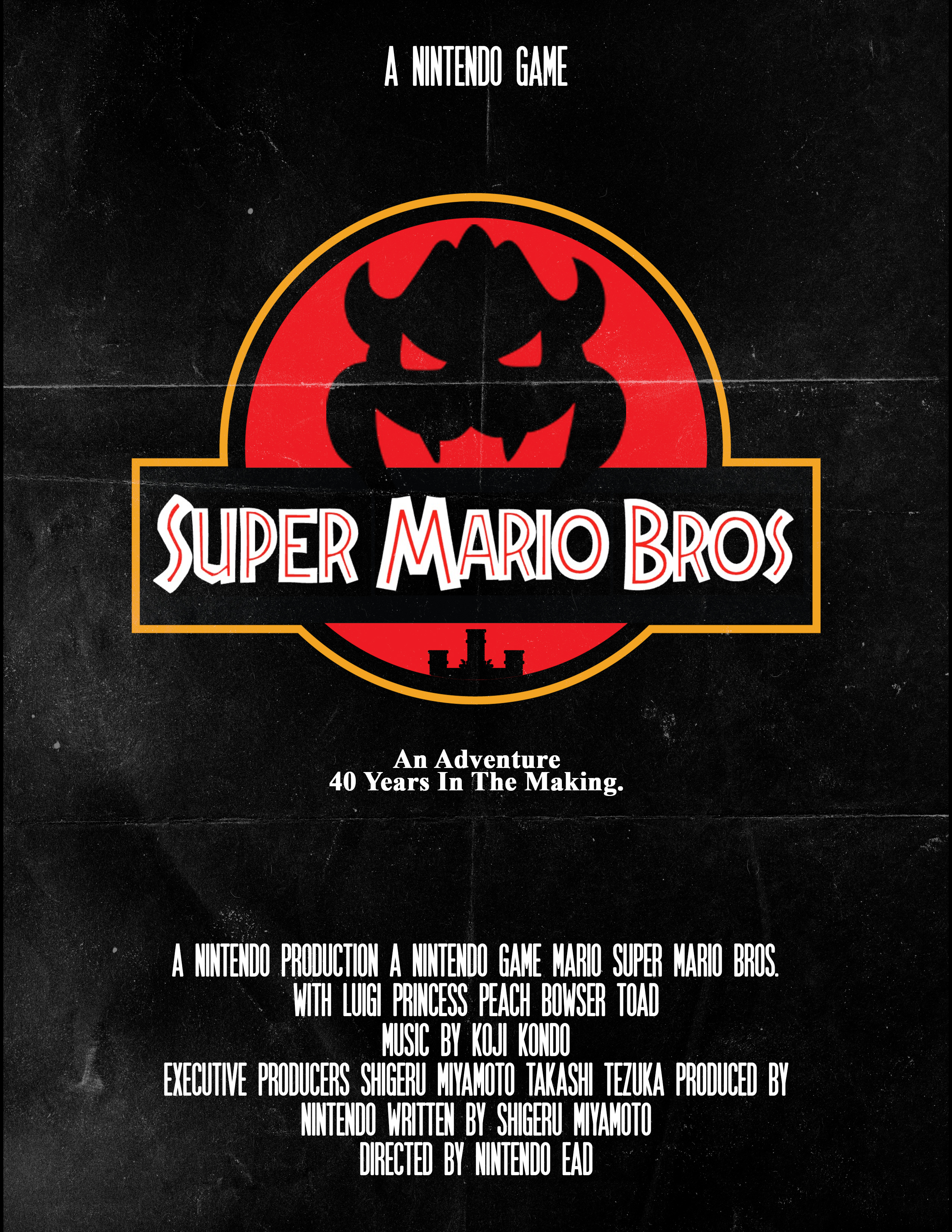 Jurassic Park x Super Mario Bros