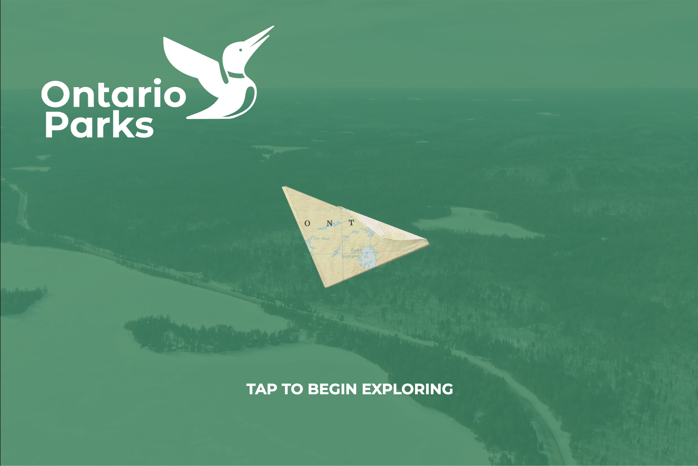 Ontario Parks kiosk